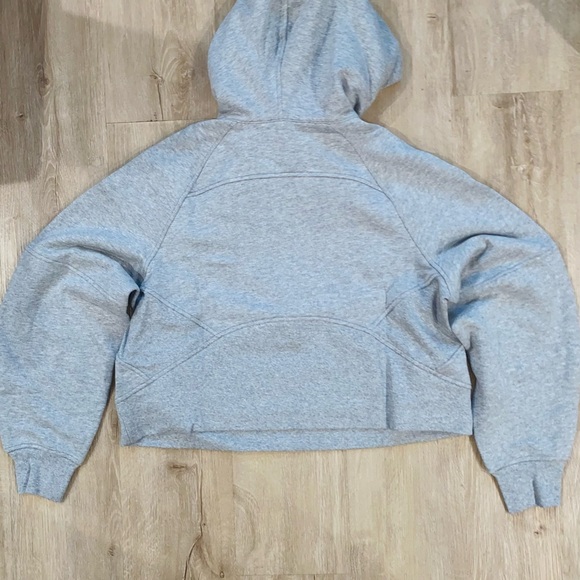 lululemon Scuba Oversized Half-Zip Hoodie- Heather Gray - Picture 3 of 5